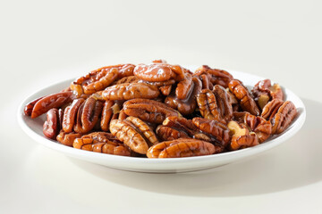 Obraz premium Candied Nuts: A Symphony of Sweet and Spicy Flavors
