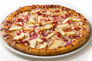 Canadian Bacon and Apple Pizza Masterpiece