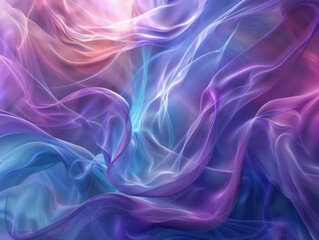 Obraz premium Abstract Purple and Blue Background, Generative AI Illustration