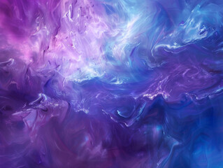 Abstract Purple and Blue Background, Generative AI Illustration
