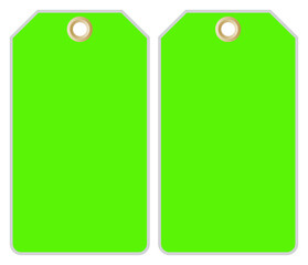 Blank Of Green Tag Symbol Sign,Vector Illustration, Isolate On White Background Label. EPS10