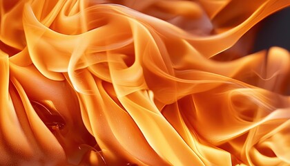 Fiery Flames in Motion: Abstract Inferno Art