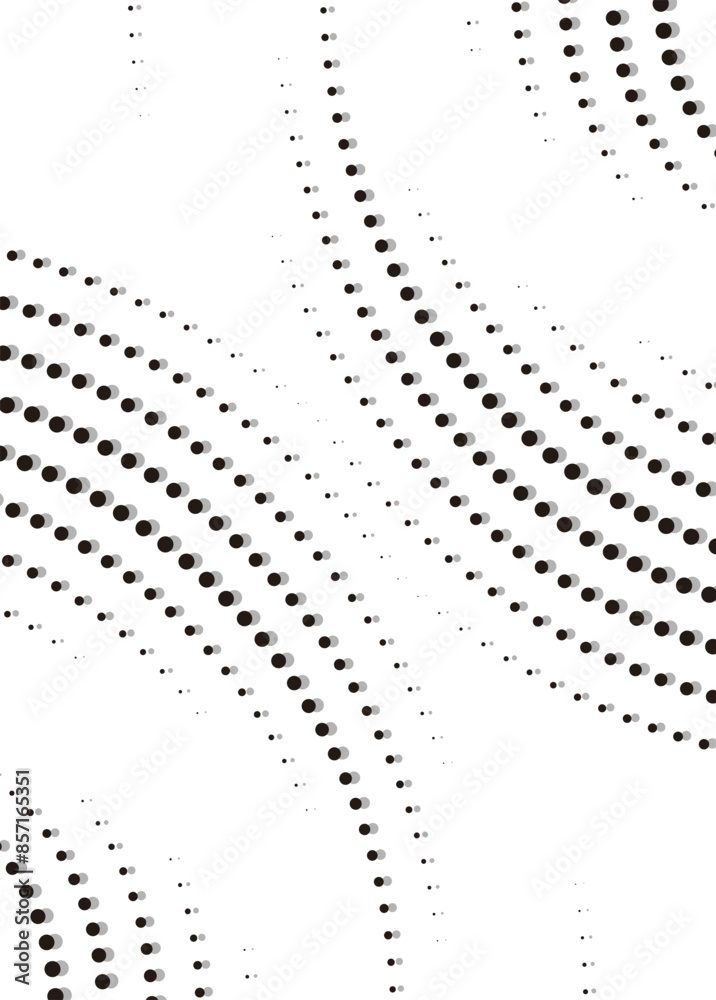 Wall mural Black and white halftone pattern for backgroud. Vector Format Illustration 