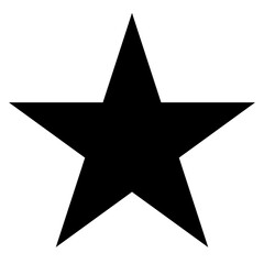 star  glyph  icon vector illustration isolated on white background