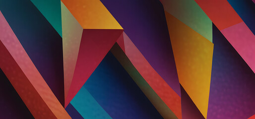 Abstract geometric patterns colorful background