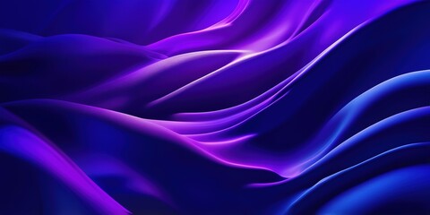 Fototapeta premium Abstract background Dark blue purple blurred gradient textured, Wide Banner