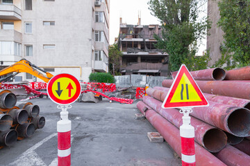 Repair of the city water supply system. Replacement of steel pipes with new ones with insulation....