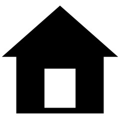 building  glyph  icon vector illustration isolated on white background