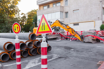 Repair of the city water supply system. Replacement of steel pipes with new ones with insulation....