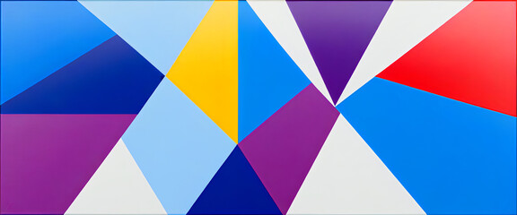 illustrazione con elementi geometrici a tema astratto contemporaneo