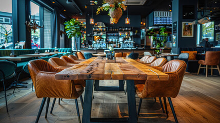 interior of a restaurant