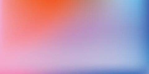 Fototapeta premium Glittering gradient background with hologram effect and magic lights. Abstract blurred gradient background. Colorful smooth banner template. Mesh backdrop with bright colors.