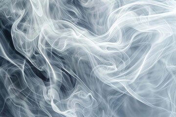 Obraz premium A light abstract background with flowing white waves