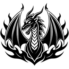 logo-dragon-surrounded-by-black-flames
