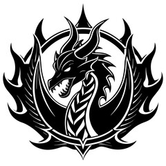 logo-dragon-surrounded-by-black-flames