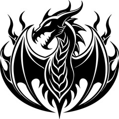 logo-dragon-surrounded-by-black-flames