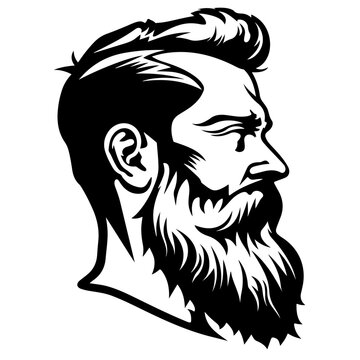 recommend clip art: Beard Man