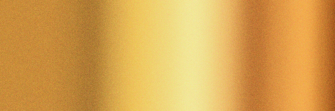 Abstract grainy gradient background, noise texture  golden and yellow metallic surface texture, perfect for backgrounds or design elements.