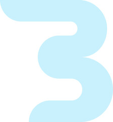 Letter B Logotype Element
