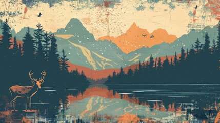 autumn forest landscape
