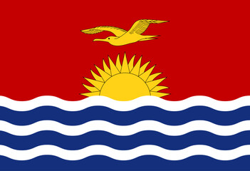 Kiribati flag illustrator country flags