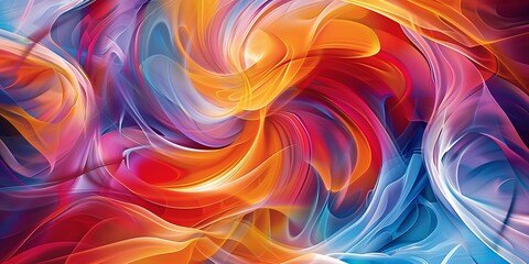 swirls Background A vibrant abstract background featuring colorful swirls and dynamic shapes, creating a sense of movement and energy.