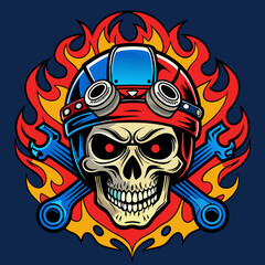 skull-head--harley-davidson-style--biker-logo-styl