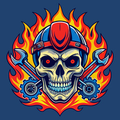 skull-head--harley-davidson-style--biker-logo-styl