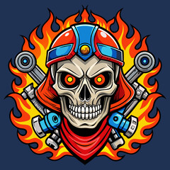 skull-head--harley-davidson-style--biker-logo-styl