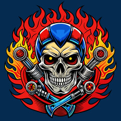 skull-head--harley-davidson-style--biker-logo-styl