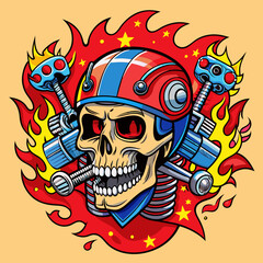 skull-head--harley-davidson-style--biker-logo-styl