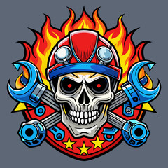 skull-head--harley-davidson-style--biker-logo-styl