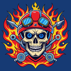 skull-head--harley-davidson-style--biker-logo-styl
