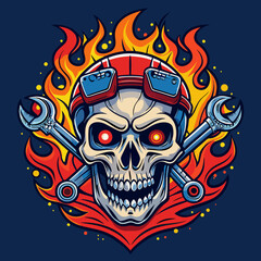 skull-head--harley-davidson-style--biker-logo-styl