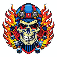 skull-head--harley-davidson-style--biker-logo-styl