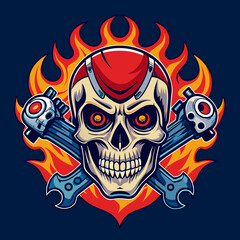 skull-head--harley-davidson-style--biker-logo-styl