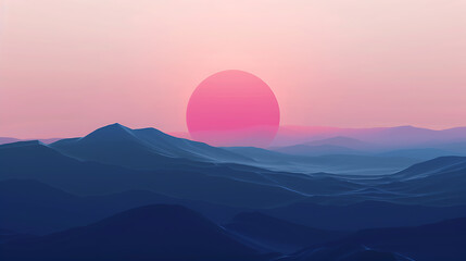 abstract colorful background, geometry gradient, ai_generated