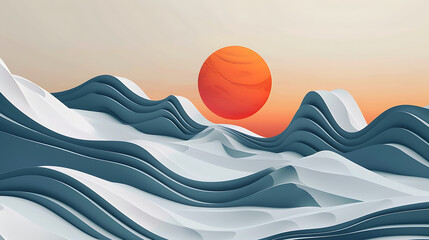 abstract colorful background, geometry gradient, ai_generated