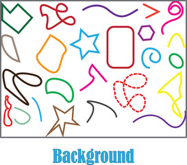 This is simple and vector color background and it is editable.