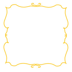 Curly Gold Frame