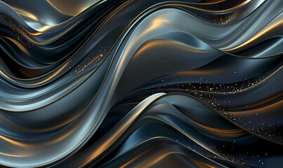 abstract background with waves
