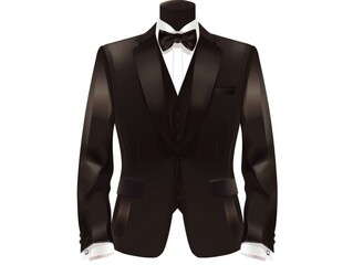 Formal wear, black tie event, elegant attire