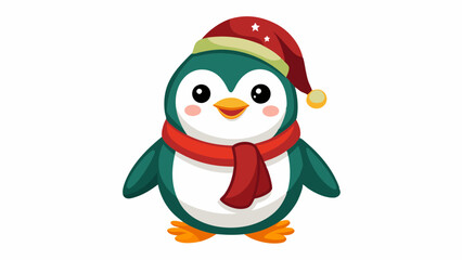 vector-cute-christmas-penguin--penguin-character-s