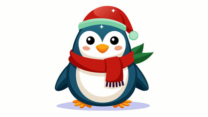 vector-cute-christmas-penguin--penguin-character-s