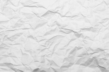 White Paper Texture background. Crumpled white paper abstract shape background with space paper recycle for text