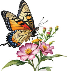 butterfly on flower
