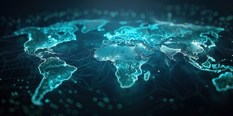 Global Network Connection Visualization