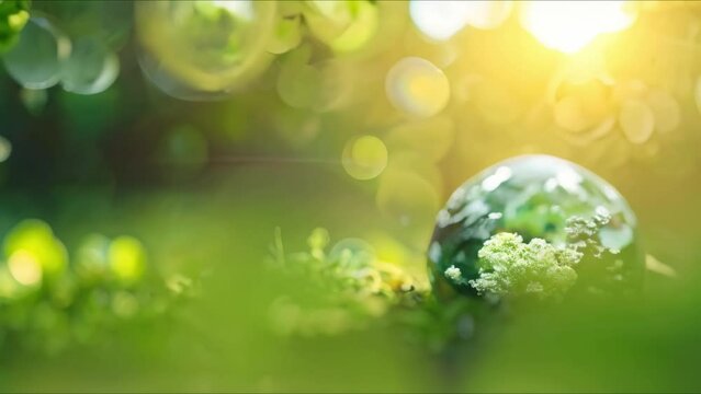 Earth Closeup with Net Zero Carbon Neutral Concept for Nature Conservation. Concept Nature Conservation, Closeup Photography, Carbon Neutrality, Earth Sustainability