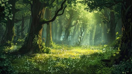 Obraz premium Woodland. 