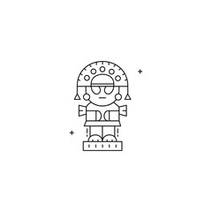 Tumi Inca Vector Icon Design